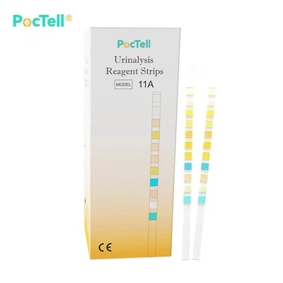 Bandelettes de test de réactif d'analyse d'urine à réponse rapide